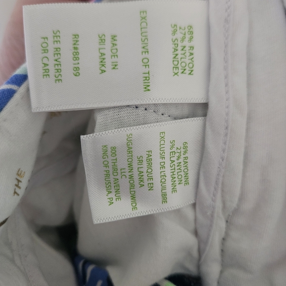 Lilly Pulitzer callahan stretch Shorts sz 0 - Picture 5 of 6